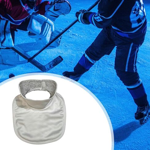 معدات حماية للرقبة للهوكي على الجليد، مقاومة للخدش، طوق حارس المرمى لحماية الحلق، للأطفال in Kuwait