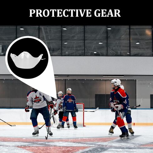 HEMOTON Ice Hockey Goalie Helmet Face Guard Protective Gear for Goalkeepers Anti-Fog Lightweight Carbon Fiber Suitable for Youth and Adults Ice Rink Safety Equipment in Saudi Arabia