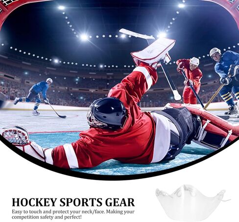 HEMOTON Ice Hockey Goalie Helmet Face Guard Protective Gear for Goalkeepers Anti-Fog Lightweight Carbon Fiber Suitable for Youth and Adults Ice Rink Safety Equipment in Saudi Arabia