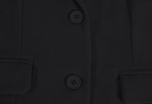 سترات نسائية من INTLIMIT بأكمام 3/4 وزر طية صدر السترة وسترات كاجوال للعمل المكتبي مع جيوب وكتف مبطن in Saudi Arabia