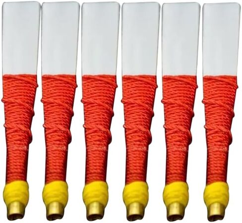 Practice Chanter Reeds Synthetic Plastic 6-Pack for Scottish Highland Bagpipes - Red, Durable & Easy to Use in Saudi Arabia