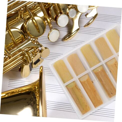 10pcs Bass Clarinet Reeds Saxophone Reeds Musical Instrument Accessories Pack Easy to Use in Saudi Arabia