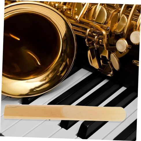 10pcs Bass Clarinet Reeds Saxophone Reeds Musical Instrument Accessories Pack Easy to Use in Saudi Arabia