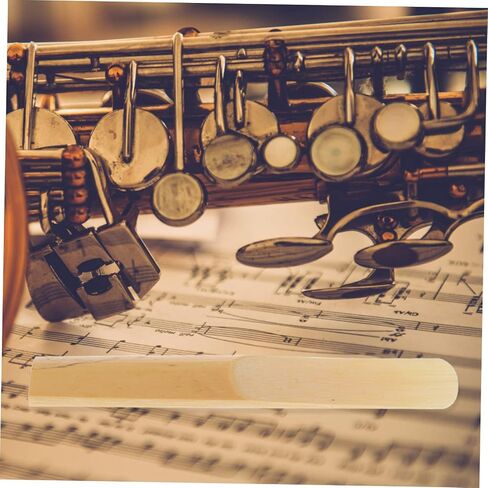 10pcs Bass Clarinet Reeds Saxophone Reeds Musical Instrument Accessories Pack Easy to Use in Saudi Arabia