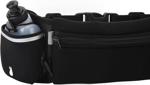 Water Bottle Fanny Pack, Multifunction Sports Hydration Running Belt with Reflective Strip, for Phones Keys Outdoor Activities Running Cycling in Saudi Arabia