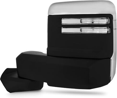 AKKON - Fits 2019-2022 Chevy Silverado 1500 Power Heated Manual Folding Towing Mirror w/LED Turn Signal+ Clearance Lamp in Saudi Arabia