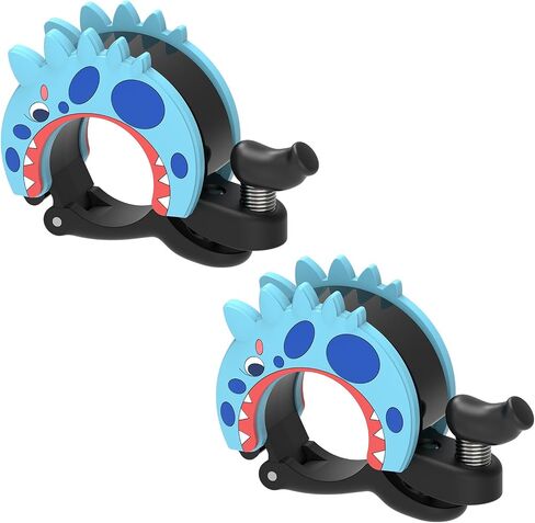 Bike Bell for Kids Dinosaur,110dB Loud, Fits 22.2-25.4mm Handlebars, Mountain/Road Bike & Scooter Safety for Boys Girls in Saudi Arabia