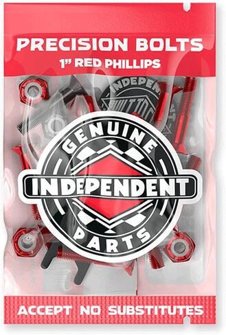 INDEPENDENT Trucks Skateboard Hardware Blk/Red + Tool + Risers + ABEC 5 Bearings in Saudi Arabia