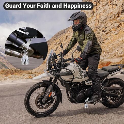Guardian Angel Motorcycle Bell, Gremlin Bell Keychain for Good Luck & Safe Ride, Biker Accessories Gift for Men Women in Saudi Arabia