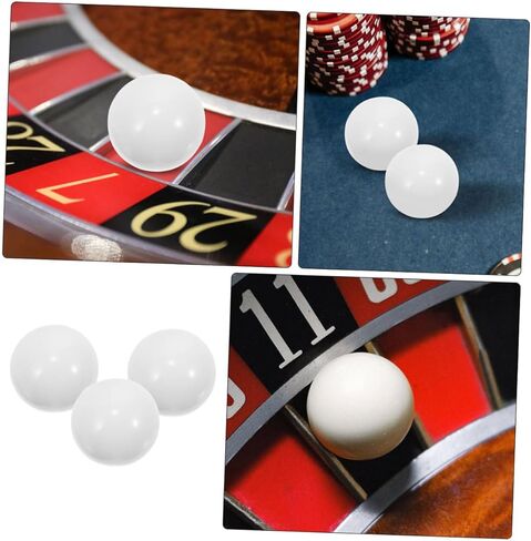 Toyvian 3Pcs Precision Roulette Wheel Beads Resin Game Parts for Roulette Game Enhance Gameplay Experience Beads for Poker Table Games in Kuwait