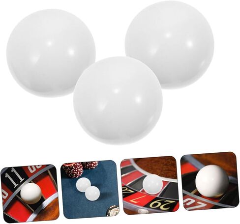 Toyvian 3Pcs Precision Roulette Wheel Beads Resin Game Parts for Roulette Game Enhance Gameplay Experience Beads for Poker Table Games in Kuwait