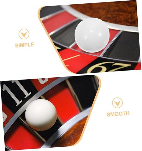 Toyvian 3Pcs Precision Roulette Wheel Beads Resin Game Parts for Roulette Game Enhance Gameplay Experience Beads for Poker Table Games in Kuwait