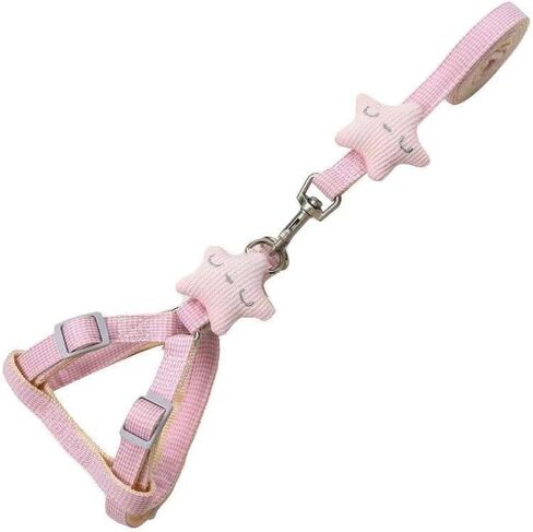 Dog Chain, Dog Collar, Dog Chain, Dog Walking Chain, Small and Medium-Sized Dogs (1.6m Pink Chest Back+Suitable for 8-16lb M Dog Chain) in Saudi Arabia