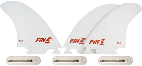 مجموعة إنتاج FIN-S TV-1 أبيض 3 زعانف/صندوق بيع in Saudi Arabia