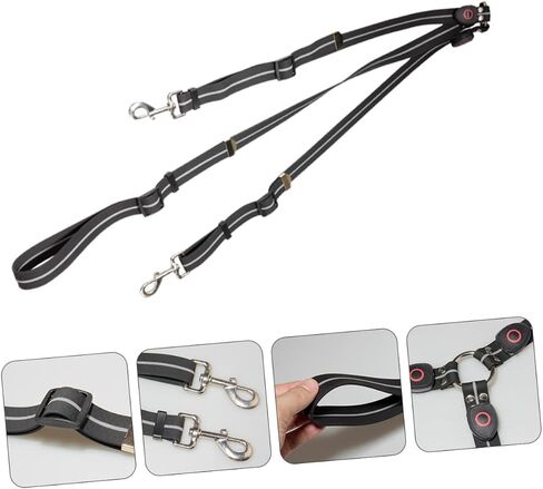 POPETPOP Flashing Horse Breastplate Waterproof LED Pulling Rope Sturdy Horse Accessory for Training and Riding Rechargeable and Luminous Design Random Style in Saudi Arabia