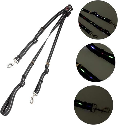 POPETPOP Flashing Horse Breastplate Waterproof LED Pulling Rope Sturdy Horse Accessory for Training and Riding Rechargeable and Luminous Design Random Style in Saudi Arabia
