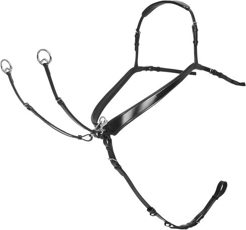 LeMieux Kudos Bridge Breastplate - Black -Full in Saudi Arabia