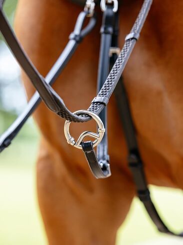 LeMieux Kudos Bridge Breastplate - Black -Full in Saudi Arabia