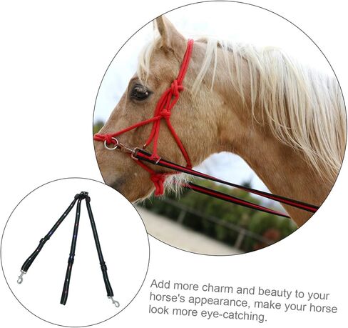 Pu Material Horse Riding Rope Led Equestrian Strap Long Battery Life Random Style in Saudi Arabia