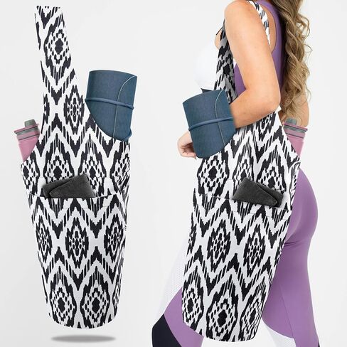 Yoga Mat Bag Yoga Tote Bag with Large Pocket and Zipper Pocket Yoga Mat Bag Carrier Fit Most Size Mats and All You Stuff in Saudi Arabia