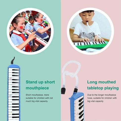 Melodica Tube 22.4inch Flexible Plastic Melodica Tube with Mouthpiece Education Instrument for Beginner in Saudi Arabia