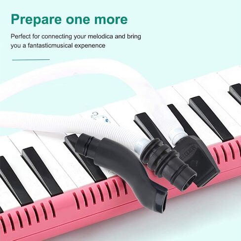 Melodica Tube 22.4inch Flexible Plastic Melodica Tube with Mouthpiece Education Instrument for Beginner in Saudi Arabia