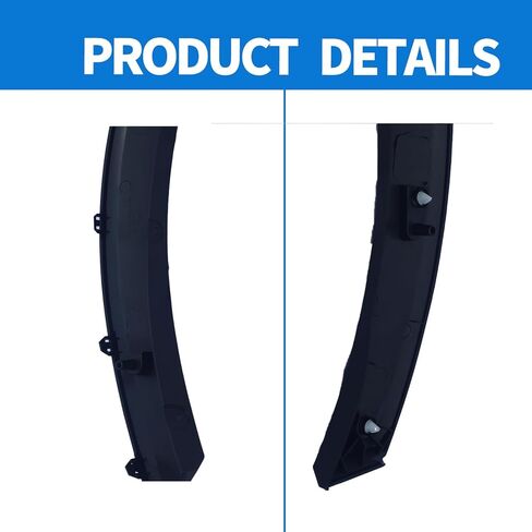 Rear Right Fender Flare for Transit 150 250 350 2015-2023, Wheel Arch Molding Trim Splash Guard Accessories, Replace OEM # CK4Z61280K96AC, FO1791121, Passenger Side, 1PC in Kuwait