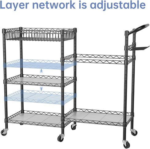 SINGAYE Dumbbell Rack Stand With Yoga Mat Storage, Gym Equipment Organizer, Cart for Workout Room, Home Gym With Hooks and Wheels in Saudi Arabia