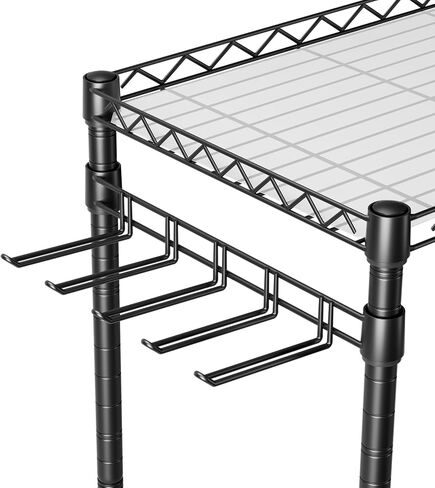 SINGAYE Dumbbell Rack Stand With Yoga Mat Storage, Gym Equipment Organizer, Cart for Workout Room, Home Gym With Hooks and Wheels in Saudi Arabia