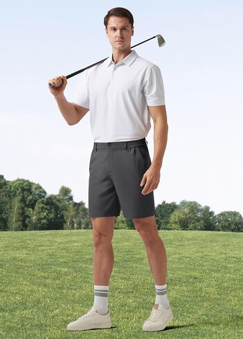 Men's Shorts Golf Work Casual Shorts 7 in in Saudi Arabia