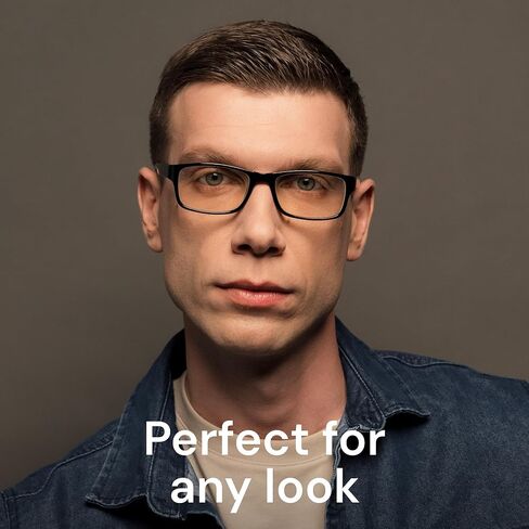 Gaoye 2-Pack of Reading Glasses +2.25 - Blue-Light Filter, UV Protection - Readers with Rectangle Frames in Kuwait