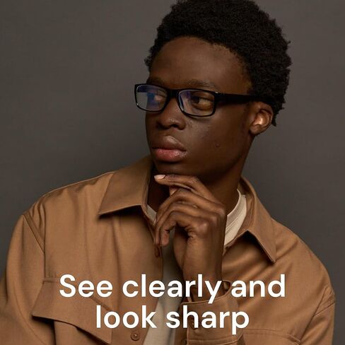 Gaoye 2-Pack of Reading Glasses +2.25 - Blue-Light Filter, UV Protection - Readers with Rectangle Frames in Kuwait