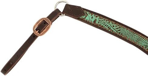 Weaver Leather Turquoise Croc Breast Collar in Saudi Arabia