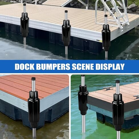 Slide-On Post Dock Fender Bumper, Boat Dock Bumpers Fenders Slip-Over Dock Leg Pipes Pole and Mounting Brackets, Vertical Protection in Saudi Arabia