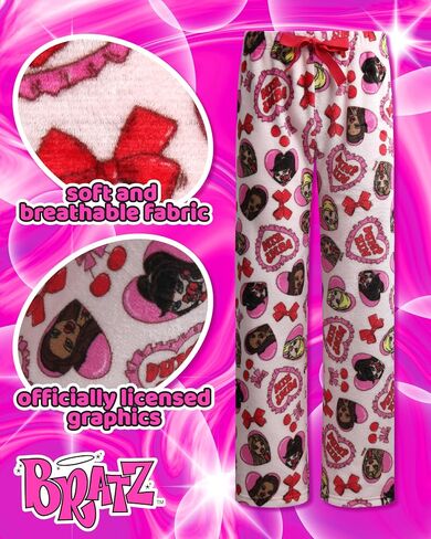 Bratz Womens Pajama Pants - Soft Lounge Pants with Adjustable Waist - Lightweight Pajama Bottoms for Women (S-XL) in Saudi Arabia