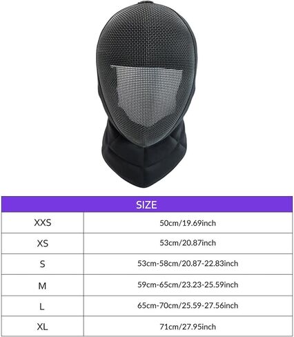 Epee Fencing Helmet Comfortable Breathable Sports Accessories Kendo for Sword Sparring Face Gear in Kuwait
