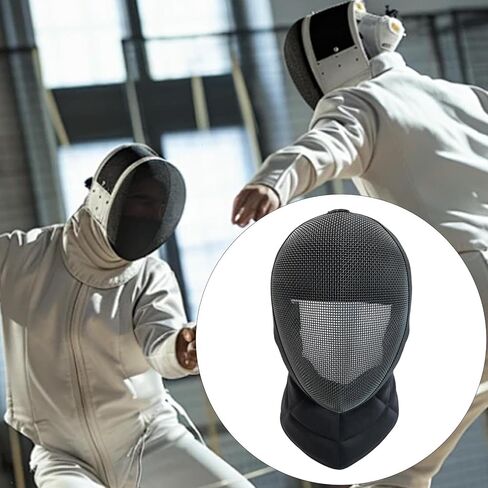 Epee Fencing Helmet Comfortable Breathable Sports Accessories Kendo for Sword Sparring Face Gear in Kuwait