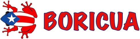 CafePress Puerto Rico PR Coqui Sticker (Bumper) 10"x3" Rectangle Vinyl Bumper Sticker Car Decal in Saudi Arabia