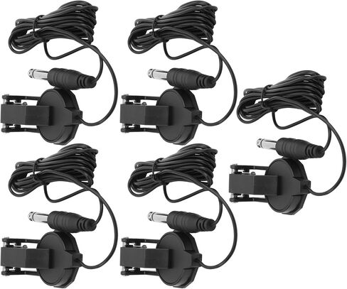 Drfeify Universal ClipOn Pickup Compact Design for Cello Violin Guitar NoiseFree Music Black X 5 in Saudi Arabia