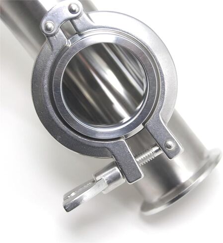 1pc 1.5 بوصة 2 بوصة Tri Clamp أداة Tee مع Glass Glass SS304/316L Homebrew Beer Craft Parts Clamp Clamp Glass (Tee Sight Glass OD51 ، SS316L) in Saudi Arabia