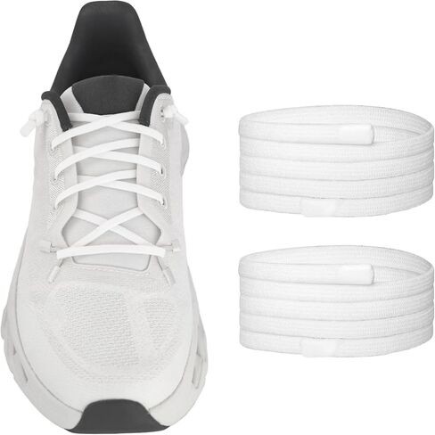 Elastic No Tie Shoelaces for ON Cloudtilt, 4MM Bungee Cord | Stretchy Spandex Running Shoe Laces with Silicone Tips in Saudi Arabia