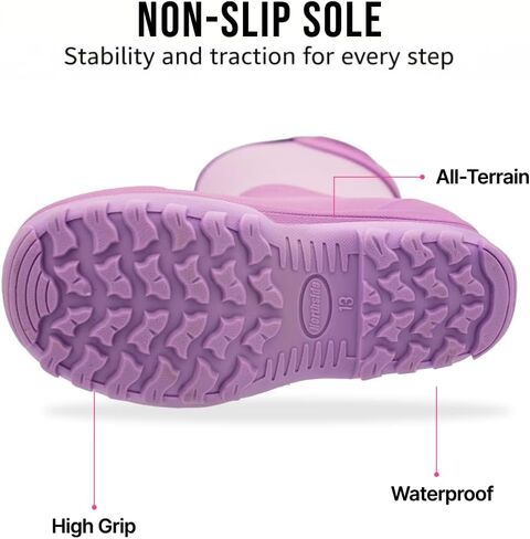 Northside Kids Insulated Waterproof Cedarhome Winter Snow Boots | All-Weather Warmth | Toddler, Little Kid, Big Kid Sizes | Durable Flex-Tuff Shell & Neoprene Upper, Traction Outsole in Saudi Arabia