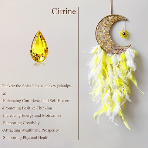 Moon Dreamcatcher Pink Crystal Tree Life Dream Catchers - Girls Children's Sweet Dreams Gift in Kuwait