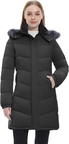 wantdo Women's Long Hooded Winter Coat Warm Quilted Puffer Jacket(Available in Plus Size) in Saudi Arabia