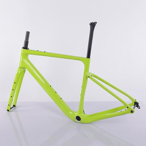 Carbon Fiber Gravel Bike Frameset, Bike Frame Racing Track Bike Brake Frame, Quick Release Frame, Road Off-Road Bike Disc Brake Frames(S) in Saudi Arabia