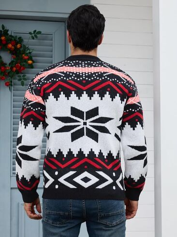 PLEPAN Men's Skeleton Cardigan Sweaters Button Down Unisex Knitted Sweater Outwear in Saudi Arabia