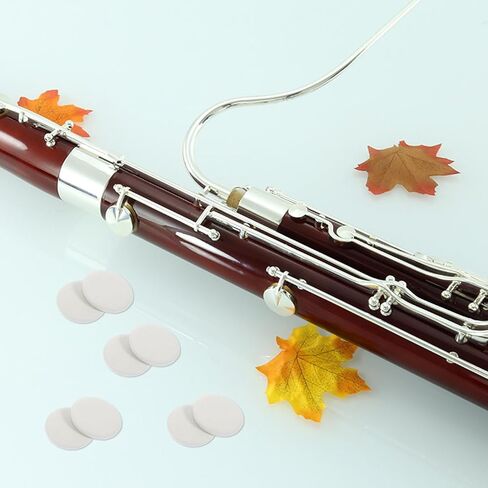 Yardwe 24pcs Bassoon Pads Set Hole Seals for Bassoon Key Repair Durable Sealing Function Random Color in Saudi Arabia