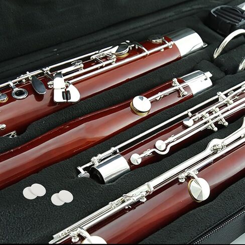 Yardwe 24pcs Bassoon Pads Set Hole Seals for Bassoon Key Repair Durable Sealing Function Random Color in Saudi Arabia