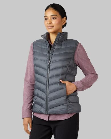32 Degrees Heat Women’s Lightweight Packable Vest – Quilted Travel Vest for Cold Weather in Saudi Arabia