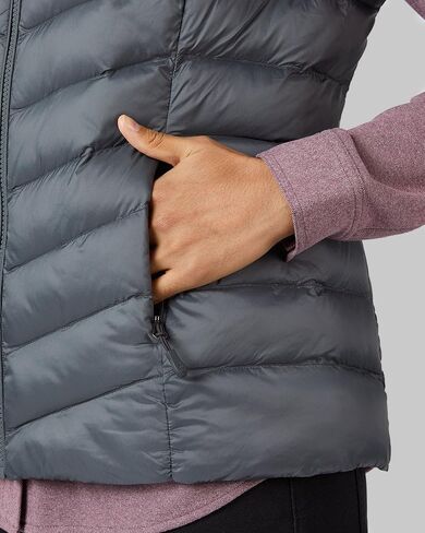 32 Degrees Heat Women’s Lightweight Packable Vest – Quilted Travel Vest for Cold Weather in Saudi Arabia